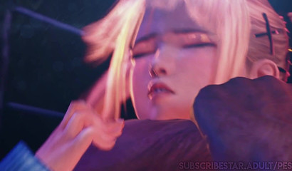 Pigtailed babe Marie Rose gets choked and fucked