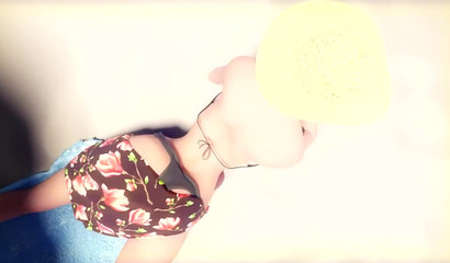 Hot day on a beach turns into forced oral games