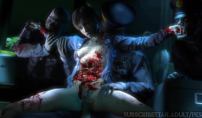 Poor Rebecca gets eaten alive by zombies