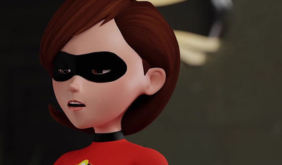 Enormous tongue of a MILF wrapping around a pecker - 3D