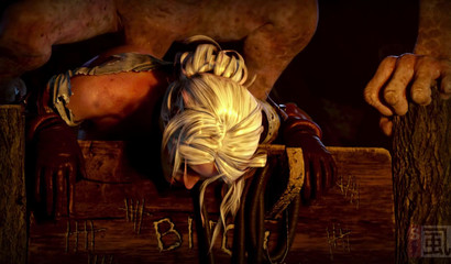 Pregnant Ciri of Cintra gets raped by a monster