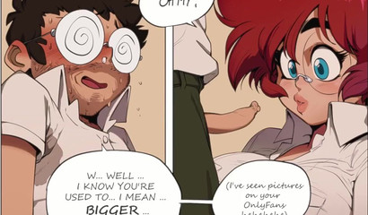 Interrupting studying to blow her friend's small pecker