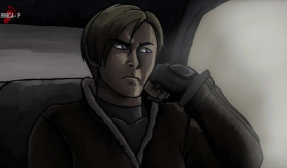 Monster vore devouring a stunning body of Ada Wong