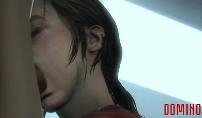 Close your eyes while Ellie uses her feet