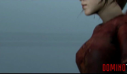 Close your eyes while Ellie uses her feet