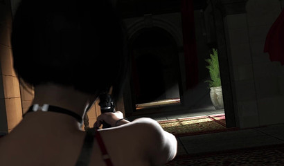 Ada Wong and Lady Dimitrescu freeing the lesbian within