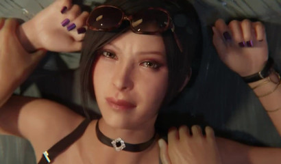 Ada Wong realizing that anal rape ain't no laughing matter