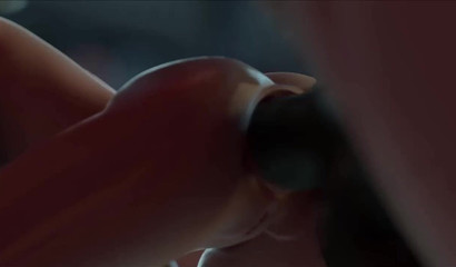 D.Va needs your help to tame a horse cock