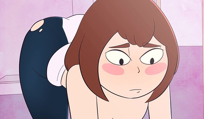 Anime lesbians using their long tongues for intense pleasure