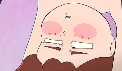 Anime lesbians using their long tongues for intense pleasure