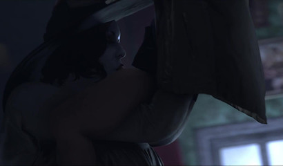 Saucy 3D femdom Lady Dimitrescu blows me off