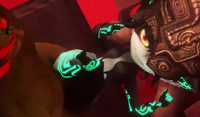 Bondage hoe Princess Zelda double stuffed without mercy