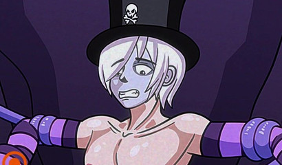 Massive anime cock flies into twink's tight ass