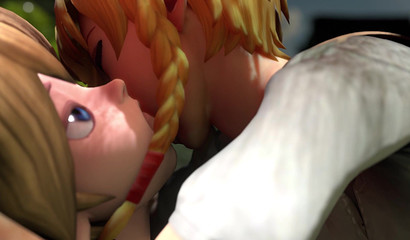 Slutty Zelda only needs Link's massive dick