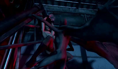 Busty 3D chick Mia bangs her way out of trouble