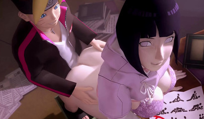 Mom's pussy milks Boruto's cock best