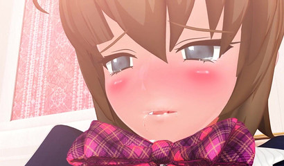 Delicate 3D anime cutie drilling her tight ass