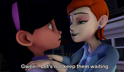 Let me eat your pussy while we wait Violet - 3D Cartoon Porn