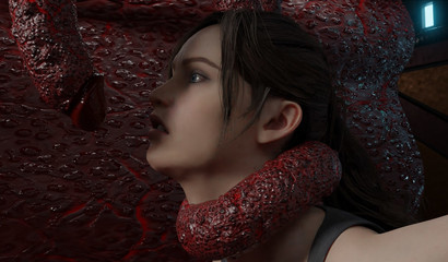 Bootylicious 3D chick takes alien cock in her ass