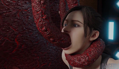 Bootylicious 3D chick takes alien cock in her ass