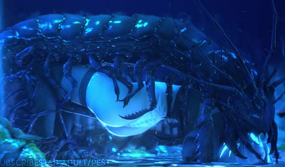 2B captured and fucked by scary monster