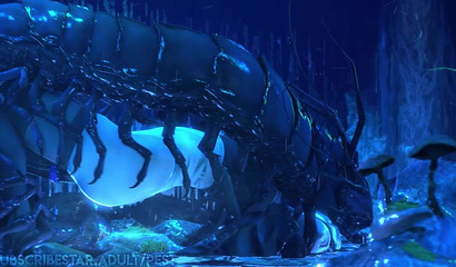 2B captured and fucked by scary monster