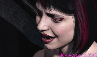 Naughty 3D chicks bang every night on the balcony