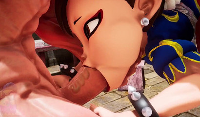 Your cock is too big for my mouth! - 3D Anime Porn