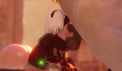 2b cum gets her mouth fucked & filled with jizz by horse