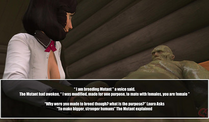 Elizabeth Comstock's pussy is ready to clean big monster cock