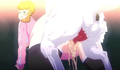 Her anime pussy loves furry cock