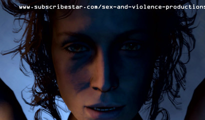 Slutty Lara Croft tames alien with her pussy