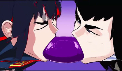 Cute anime chick can't resist big dicks