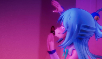 Gloryhole cocks fill my tiny 3D mouth