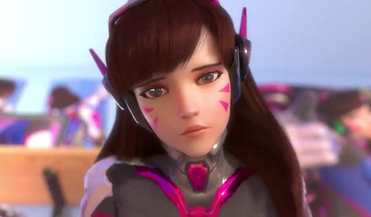POV Let D.Va clean your cock with her 3D