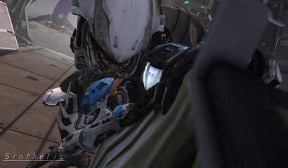 Alien makes 3D pussy scream for him