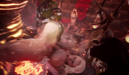 Busty 3D hottie needs more cum in her inflated belly