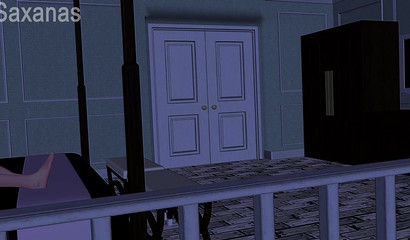 Mavis enjoys a ride down the back hole