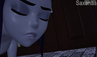 Mavis enjoys a ride down the back hole