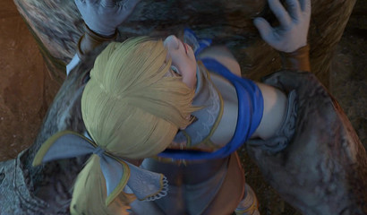 Cassandra Alexandra gets pushed against the wall & fucked by Minotaur