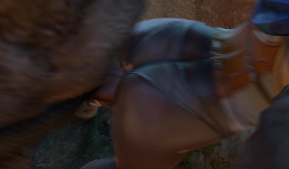 Cassandra Alexandra gets pushed against the wall & fucked by Minotaur