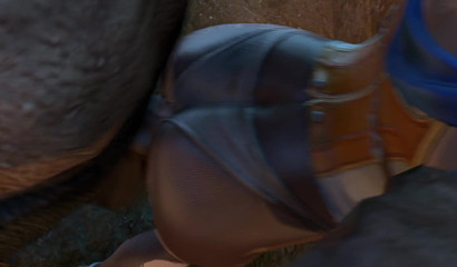 Cassandra Alexandra gets pushed against the wall & fucked by Minotaur