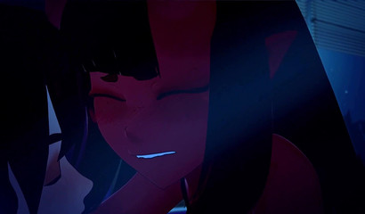 Spilling the juice all over the foxy sex demon