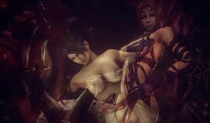 This Kunoichi is a major monster slut