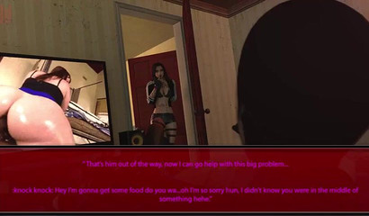 Goth doll joins the grand masturbator for interactive adventures