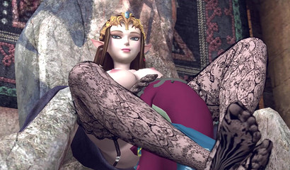 Futanari turn in the kinky kingdom of Princess Zelda