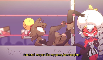 The final fuck battle of furry futanari creatures