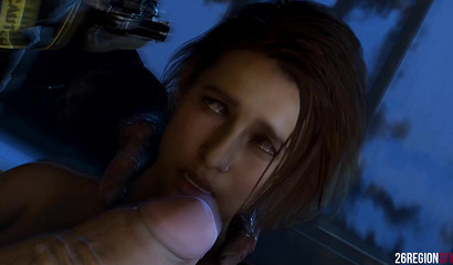 This is how Jill Valentine got a phobia of monster cocks