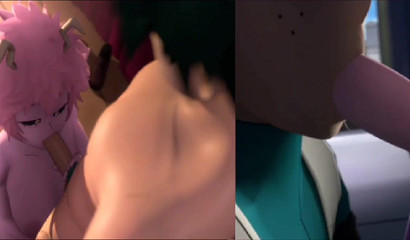 Blowing goes both ways with a futanari