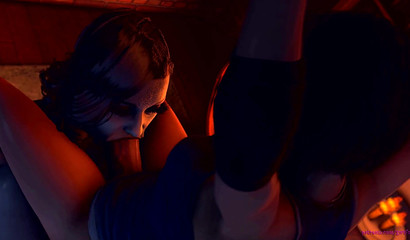 Get me in between Lady Dimitrescu and Jill Valentine